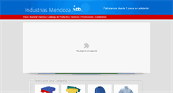Desktop Screenshot of industriasmendoza.net